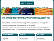 Tablet Screenshot of mldtech.com